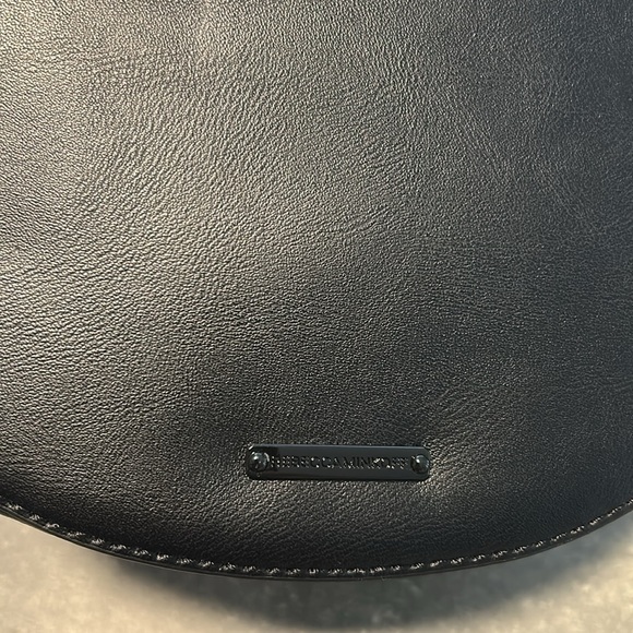 Rebecca Minkoff Astor Saddle Bag Cross Body Black Leather NWT - Picture 4 of 11